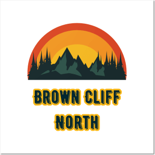 Brown Cliff North Posters and Art